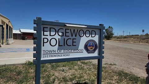 LOOKING AROUND EDGEWOOD POLICE STATON!