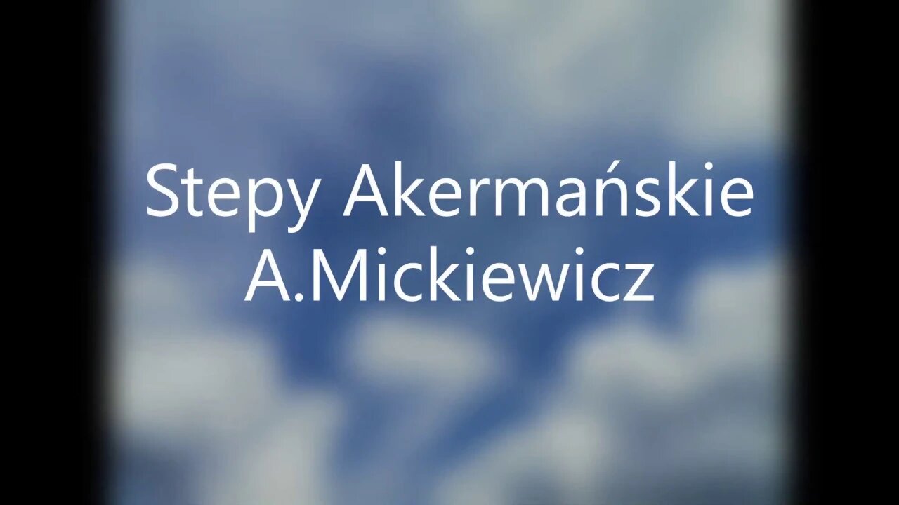 Stepy Akermańskie - A.Mickiewicz