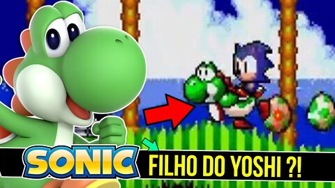 Sonic é FILHO do YOSHI ?! - Yoshi in Sonic 2 #shorts