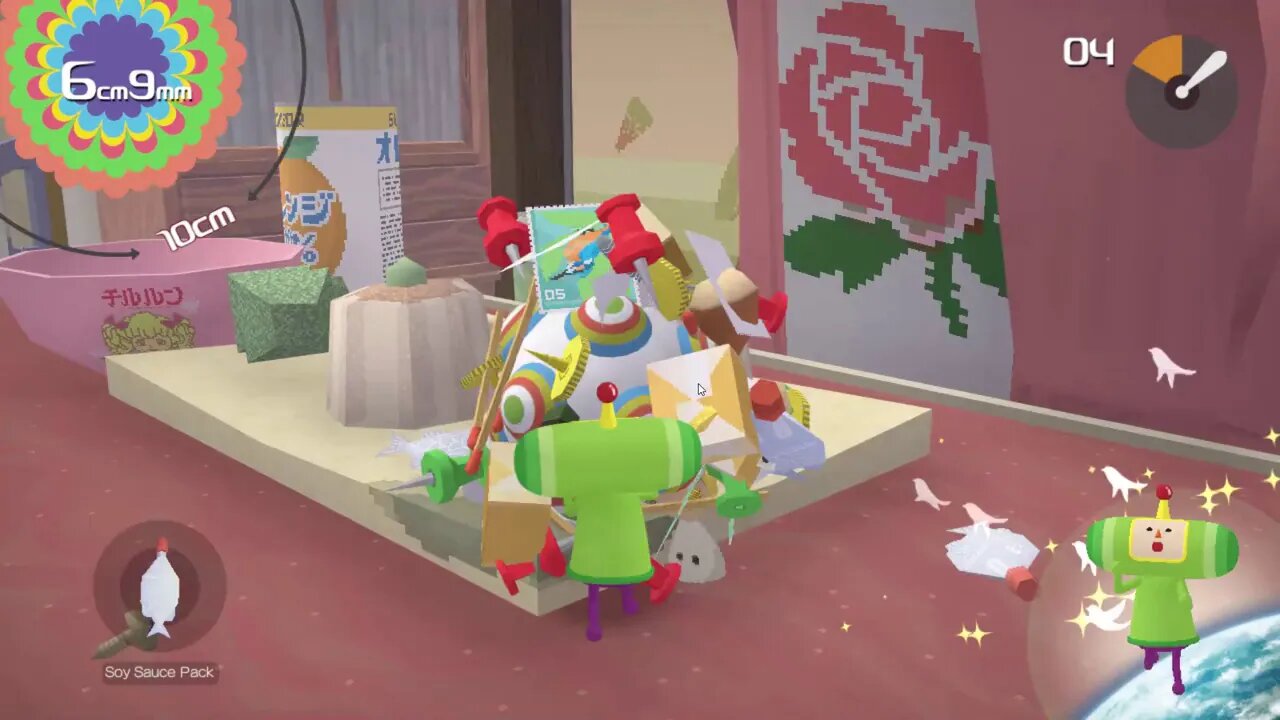 Katamari Damacy REROLL Gameplay