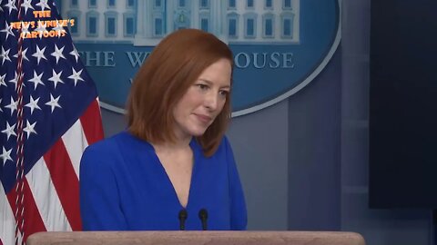 Psaki refuses to give President Trump credit for vaccine development and rollout.