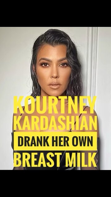 Kourtney Drank her own breast milk ?🤔
