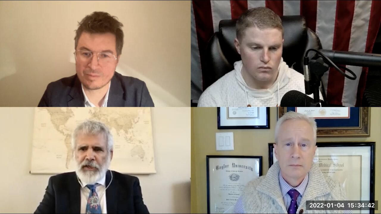 Dr. Robert Malone, Dr. Mattias Desmet, Dr. Peter McCullough (Mass Formation Psychosis)