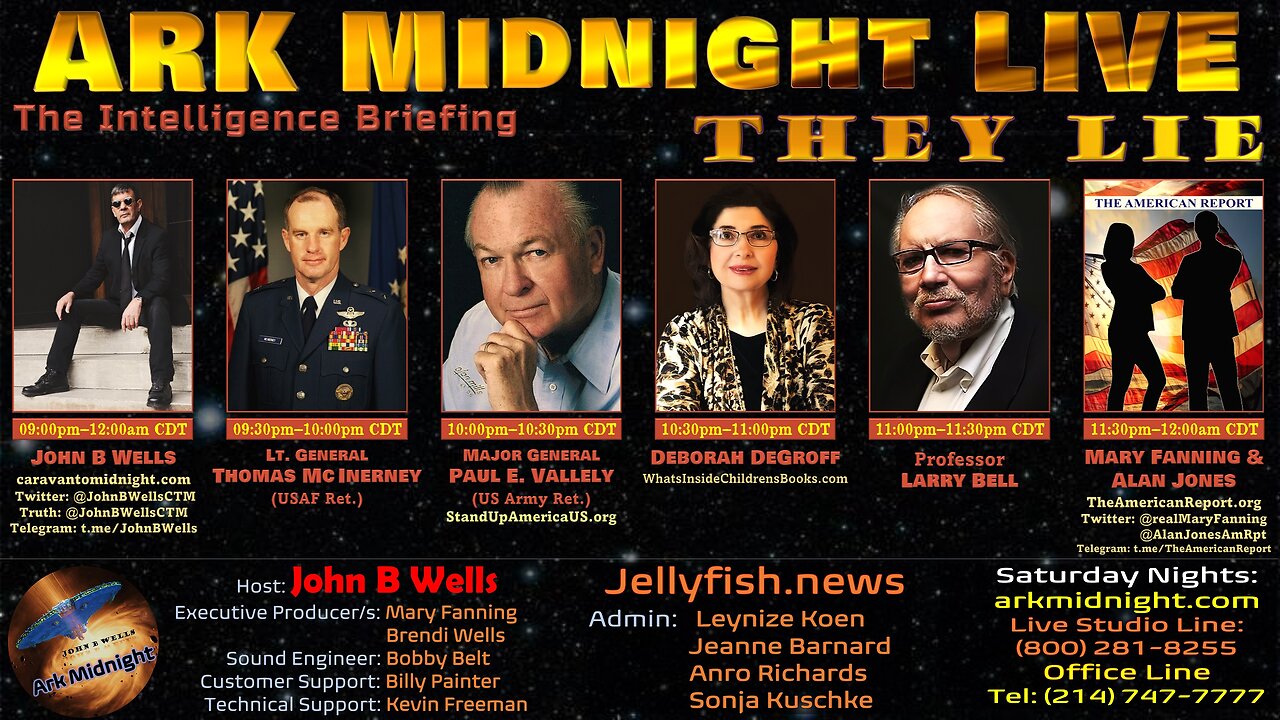 The Intelligence Briefing / They Lie - John B Wells LIVE