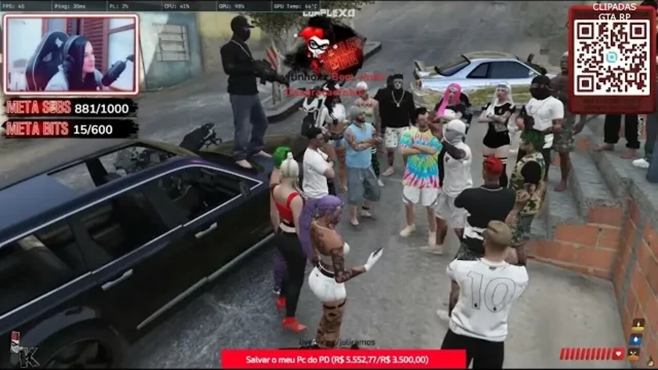 VAZARAM UM AUDIO +18 DO RED PAULARICO ATACA NOVAMENTE PAULO IRRITOU O RED no GTA RP 😂😂