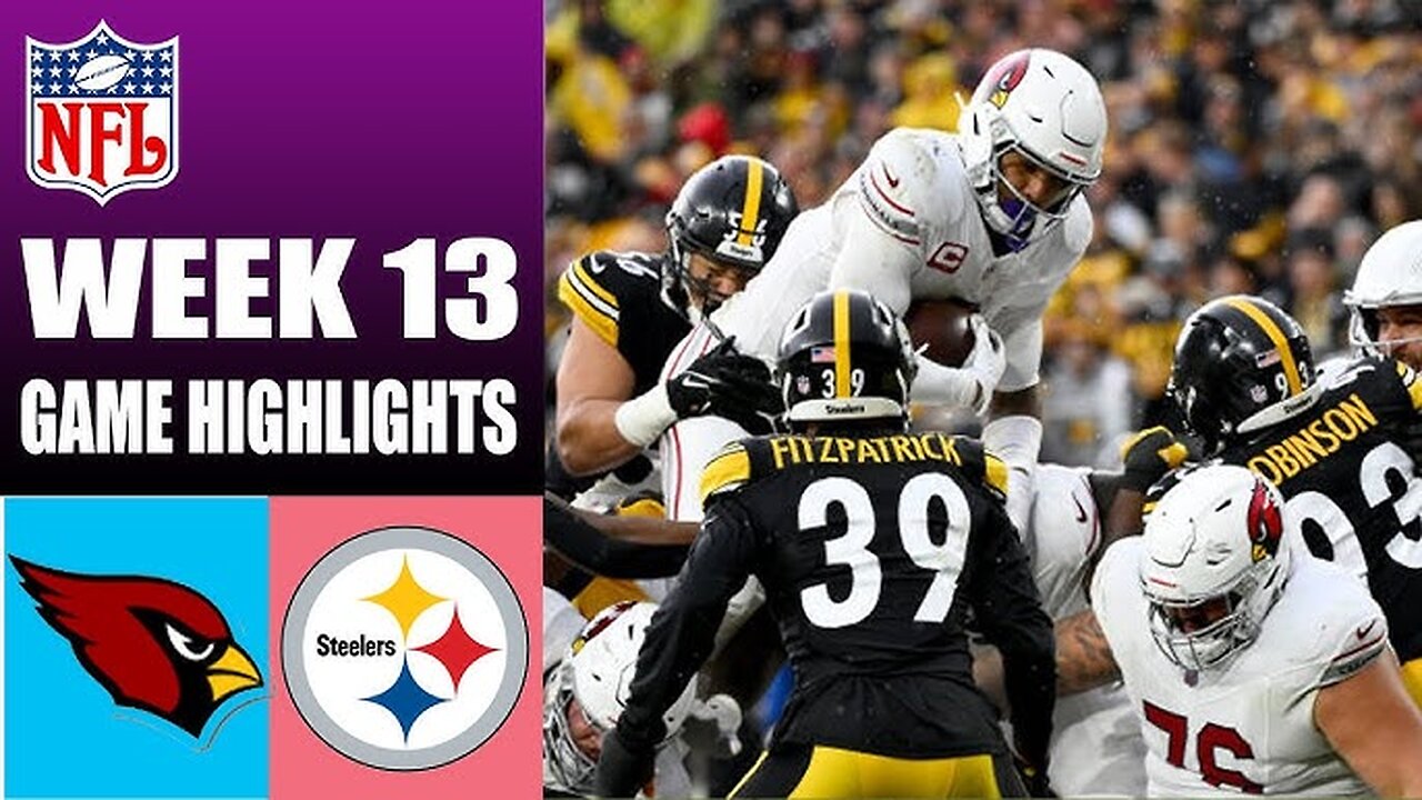 Pittsburgh Steelers vs Arizona Cardinals #2023 Week 13 Game Highlights DEC #NFL #Football