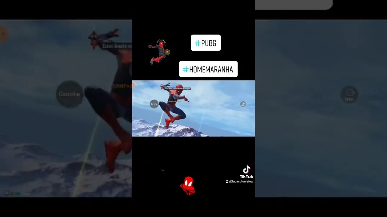 Homem Aranha no PUBG #homemaranha #miranha ##pubg #pubgmobile #novaatualização #capangagamer