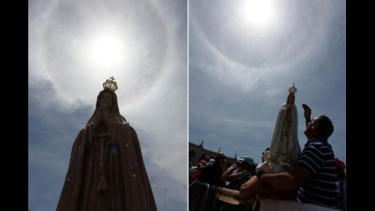 The miracle of the sun at Fatima Portugal