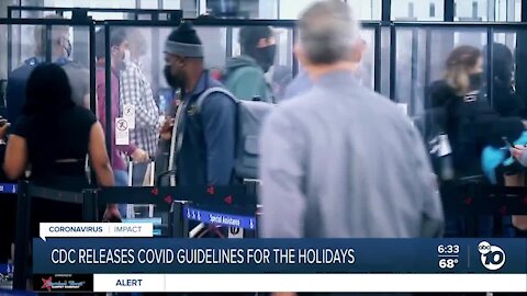 CDC releases COVID guidelines for holidays
