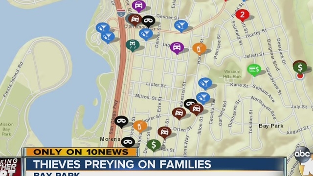 Thieves preying on families