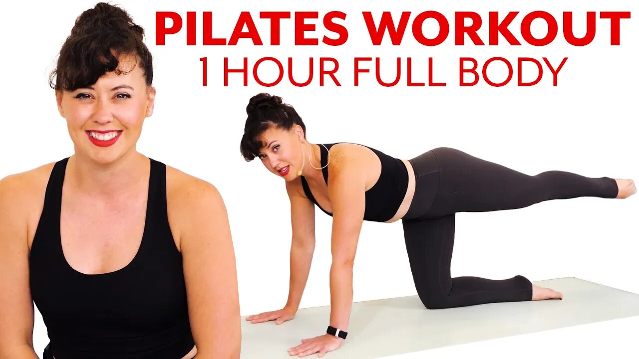 Pilates 1 Hour Full Body Workout, Lose Weight & Burn Fat, 60 Minute Calorie Burn 🔥