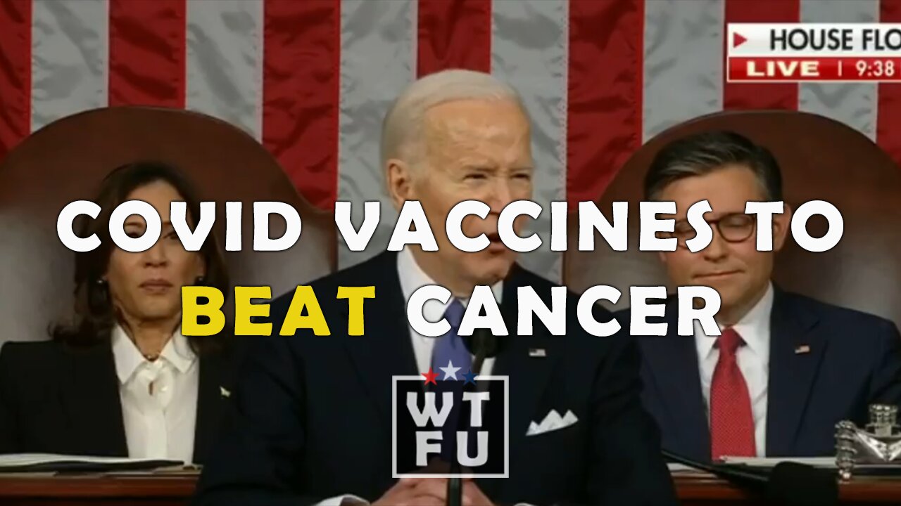 Joe Biden: "The vaccines that saved us from COVID are now being used to beat cancer."