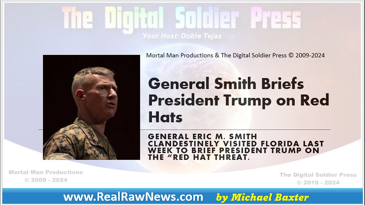 General Smith Briefs President Trump on the Red Hats Situation.