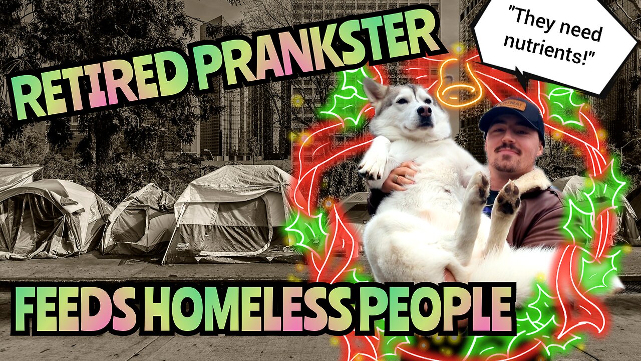 Retired Prankster Feeds Homeless People *Contains Extreme Violence*