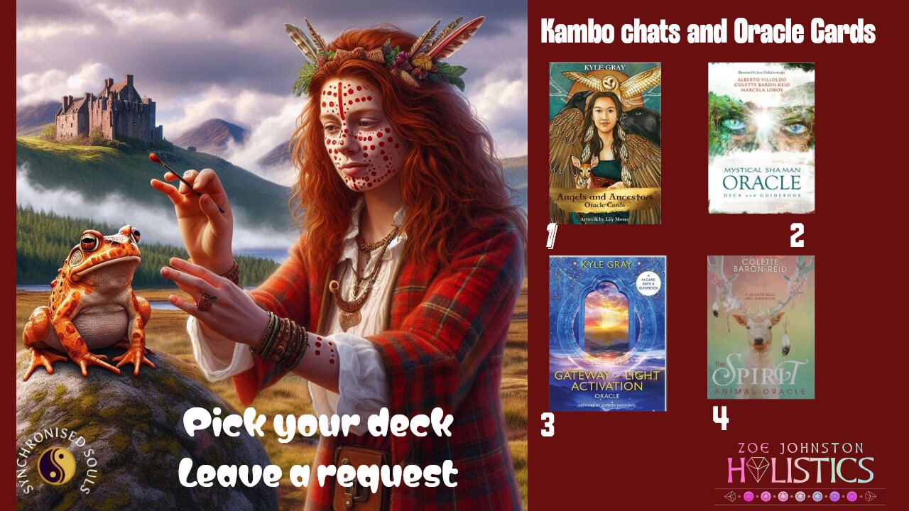 What happened on my Kambo retreat? and Free Oracle Card Readings