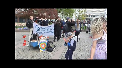 Dance for Freedom på World Wide Demonstration i Malmö