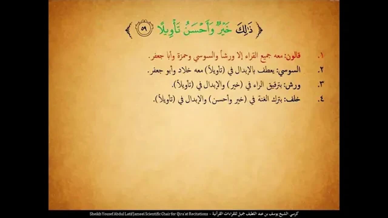 35 ‏‏ الربع الخامس و الثلاثون إن الله يأمركم أن تؤدوا الأمانات