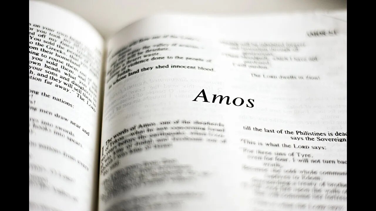 Amos, Message 1, Introduction to the Book of Amos