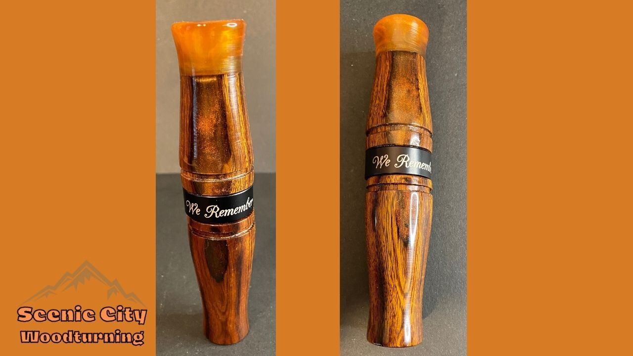 Wood turning: Ironwood Goose Call