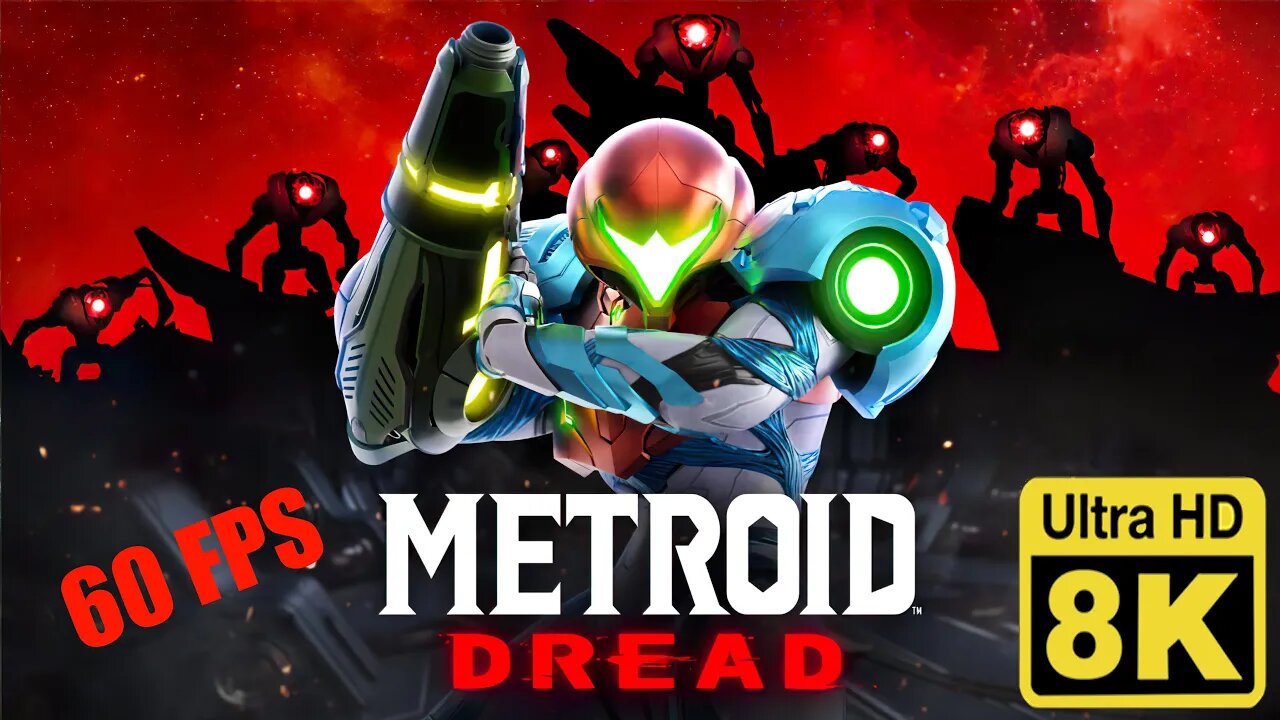 Metroid Dread – Announcement Trailer – Nintendo Switch 8K (Remastered with Neural Network AI)