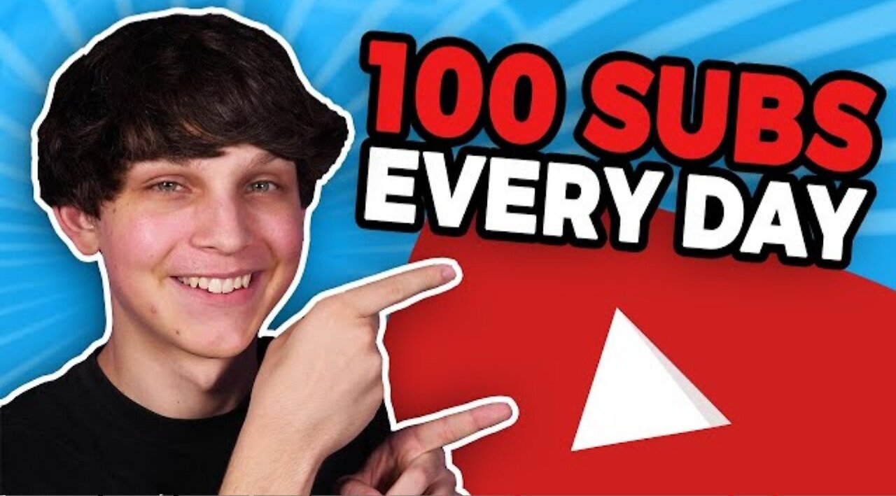 How to Get 100 Subscribers Every Day on YouTube 📈(Get Subscribers on YouTube fast)