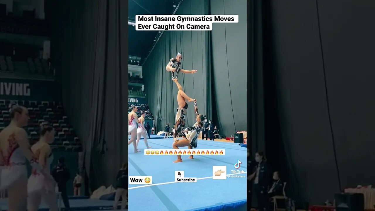 Most Insane Gymnastics Moves Ever Caught On Camera @shelbslace #shorts #gymnastics