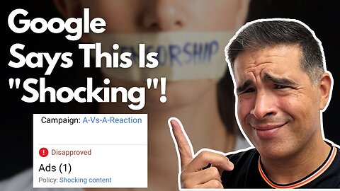 Is Google Censoring Creators? | They Say My Content Is "Shocking"