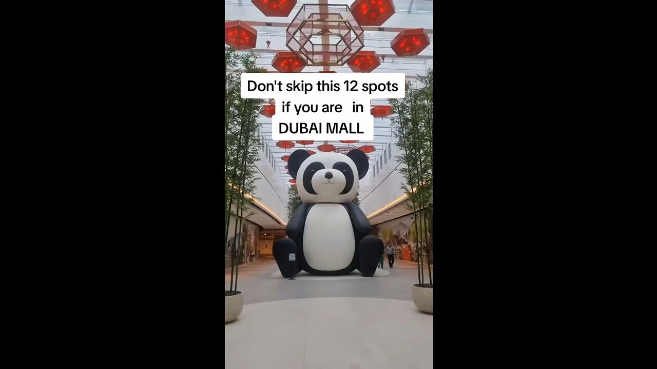 Dubai mall best spot