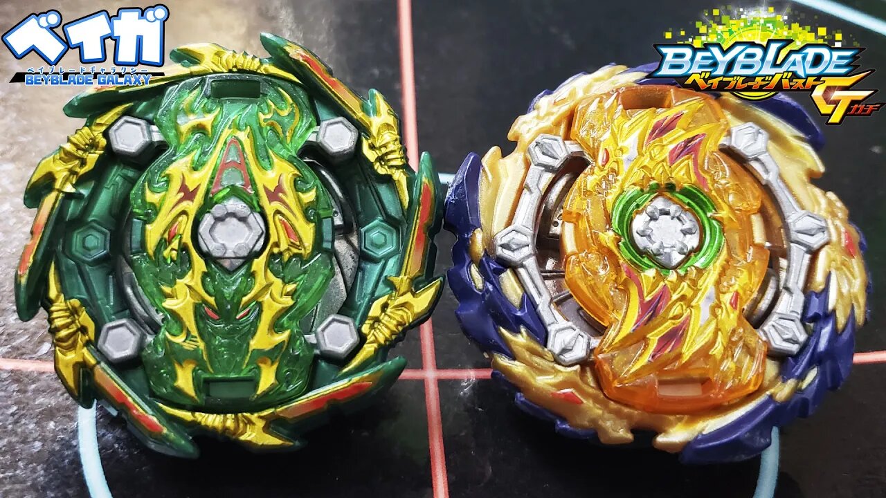 BUSHIN ASHURA .Hr.Kp TEN vs WIZARD FAFNIR .Rt.Rs SEN (especial GT) - Beyblade Burst ベイブレードバースト