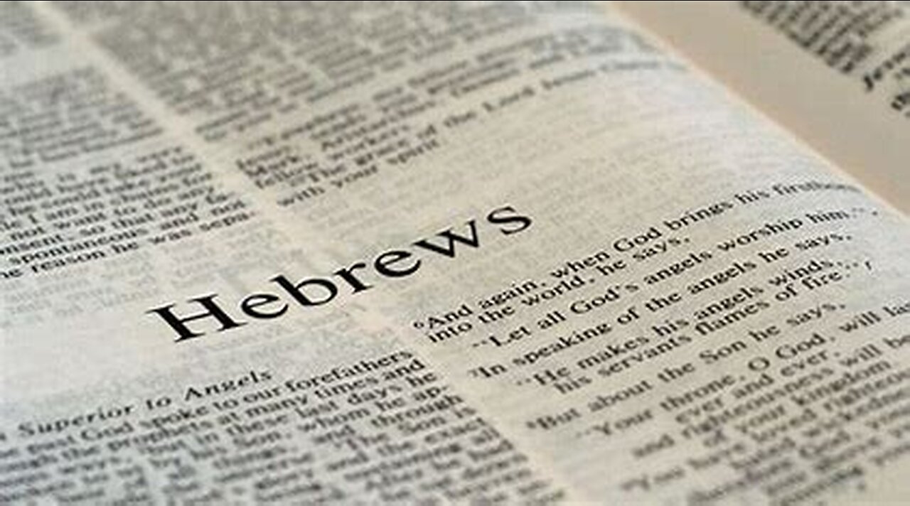 Bible Study - Hebrews 6