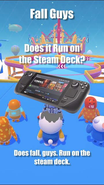 Fall Guys on the Steam Deck