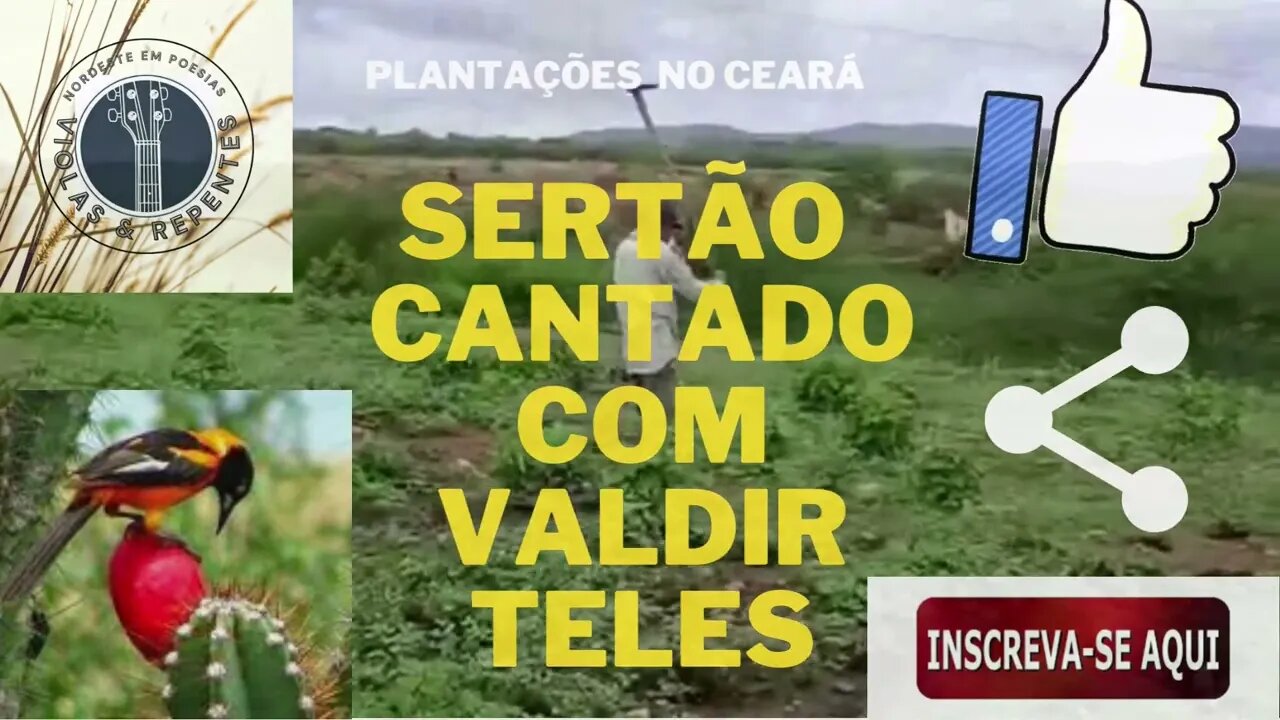 SERTÃO CANTADO COM VALOR TELES E SÓ SOU FELIZ NO SERTÃO COM ALDENI BESSA