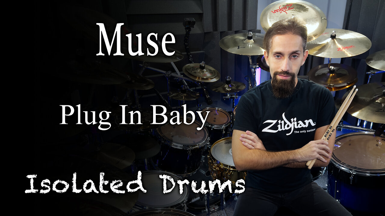 Muse - Plug In Baby | Isolated Drums | Panos Geo