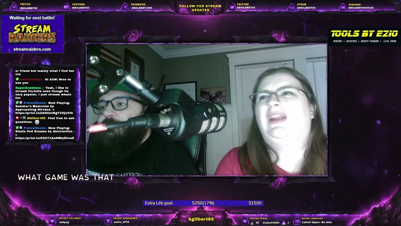 Just chatting stream with my amazing wife! We had fun.