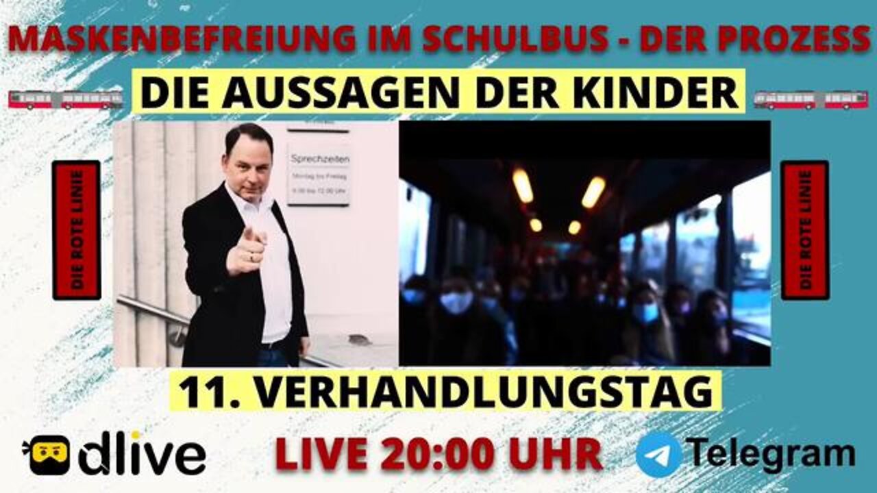 Politischer Schauprozeß zum Maskenterror