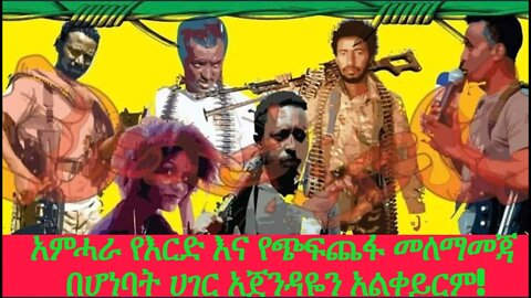 አምሓራ የእርድ እና የጭፍጨፋ መለማመጃ በሆነባት ሀገር አጀንዳዬን አልቀይርም!