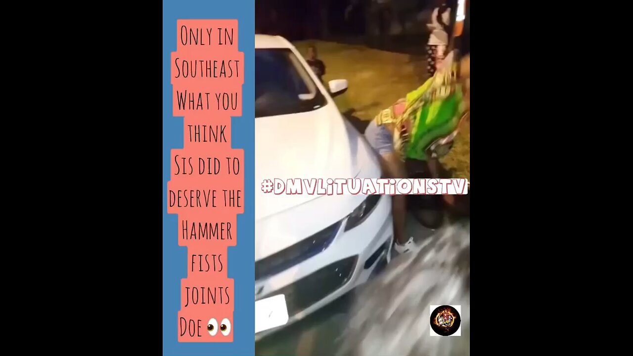 She coming down with the hammer fist like she thot