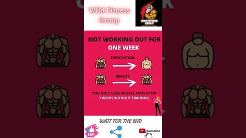 🔥Not working out for one week🔥#shorts🔥#wildfitnessgroup🔥7 April 2022🔥