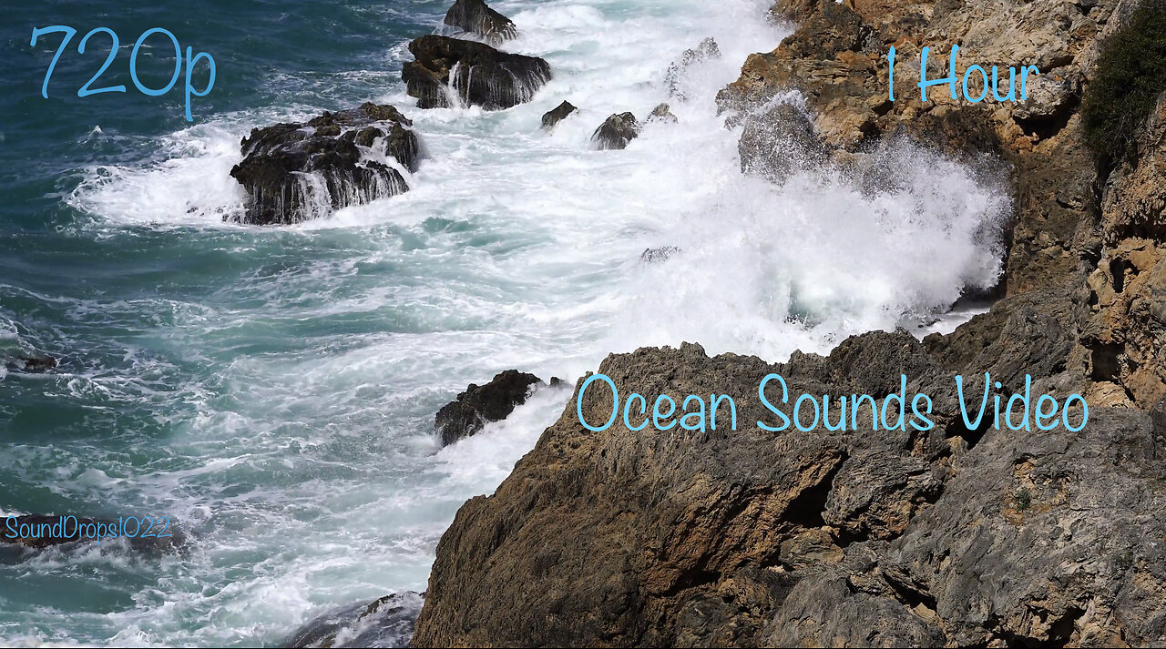 1 Hour Of Ocean Sounds Video