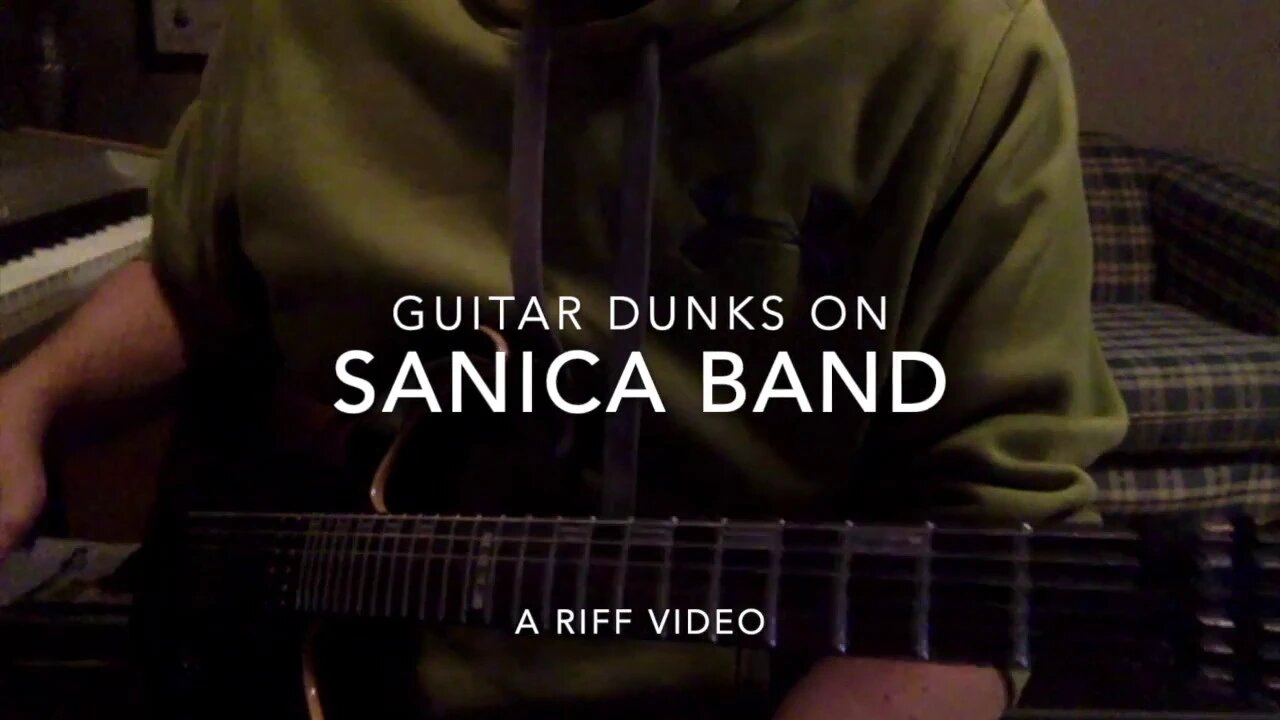 Guitar Dunks On Sanica Band: A Riff Video