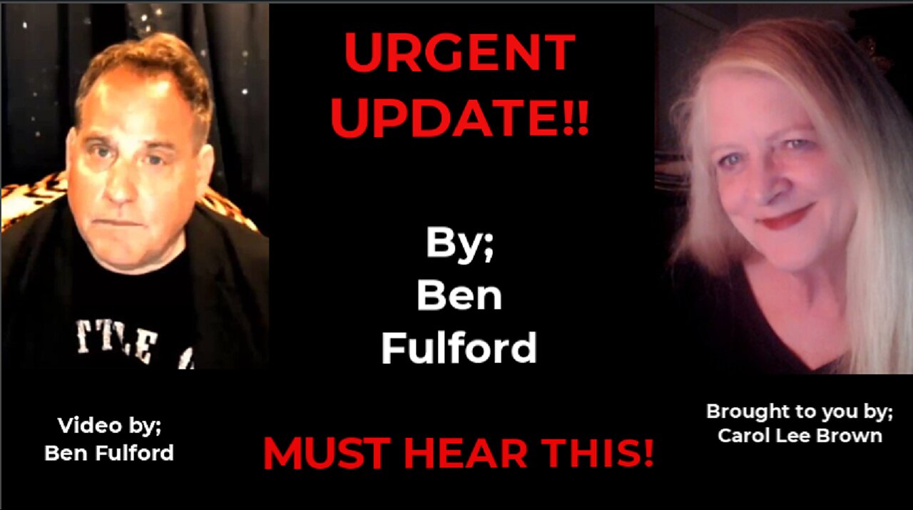 💥💥URGENT REPORT FROM BEN FULFORD PLEASE SHARE SHARE AND SHARE SOME MORE!💥💥