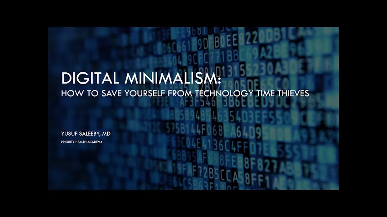 Digital Minimalism and Digital Detox 4thAnnFxMedSymposium