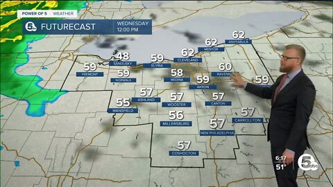 Warm temperatures fueling thunderstorms