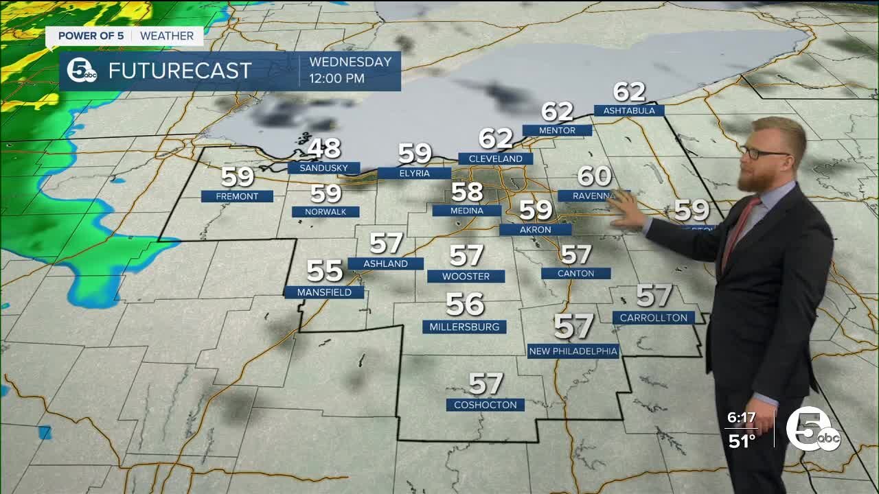 Warm temperatures fueling thunderstorms