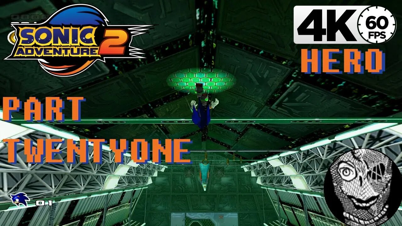 (PART 21) Sonic Adventure 2 4k [Stage 15 Crazy Gadget] Hero Storyline