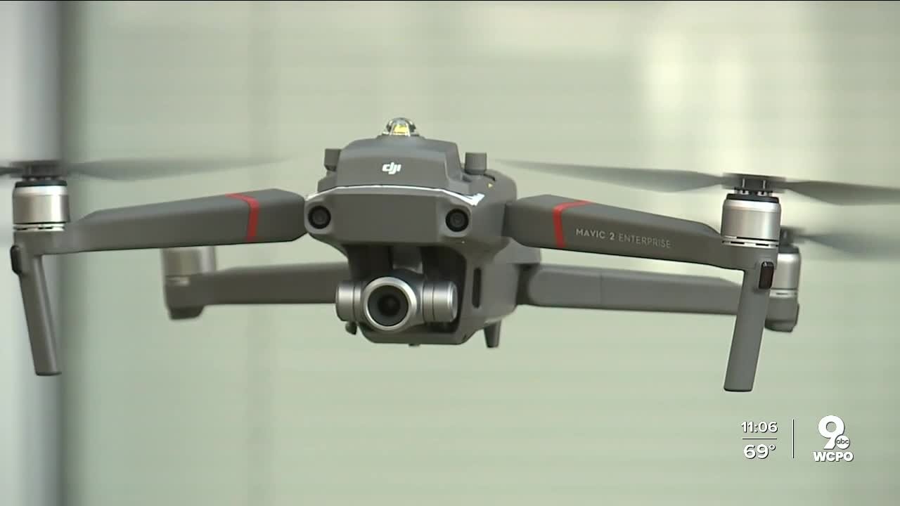 Cincinnati police use drone to find suspect on OTR rooftop