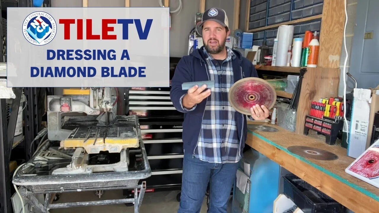 TileTV - Dressing a Diamond Blade