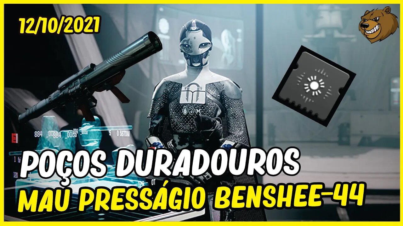 DESTINY 2 │ POÇOS DURADOUROS HOJE PEGUE AGORA!