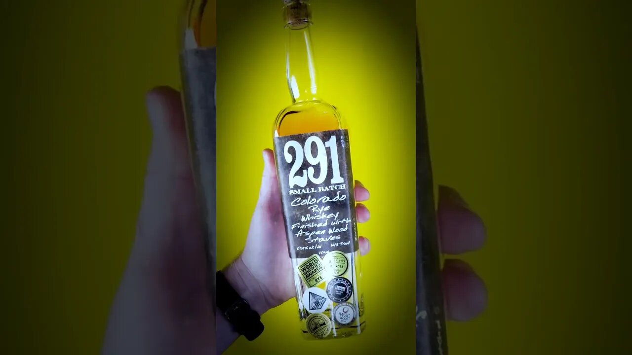 distillery 291 Rye whiskey 100.7 Proof