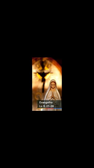 Evangelho de hoje | Felizes são os que ouvem a palavra deus #shorts